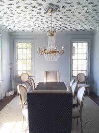 These abstract dining room ideas are cool, modern and incredibly stylish. Wallpapered Dining Room Ceiling 1200x1600 Wallpaper Teahub Io