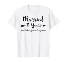 27 items in this article 7 items on sale! 10th Wedding Anniversary Gift T Shirt For Him Her Couples Buy Online In Angola At Angola Desertcart Com Productid 92809146