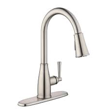 Glacier bay faucets are one of the cheapest and most affordable brands in the market. Glacier Bay Kitchen Faucet Single Handle Pull Down Sprayer Stainless Steel Metal Ebay