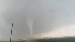 A tornado forms from a large thunderstorm. Tornado Damages Homes Near Indiana Ohio State Line The Weather Channel Articles From The Weather Channel Weather Com
