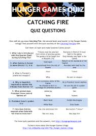 If you fail, then bless your heart. Catching Fire Quiz Questions