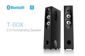 F D T 60x Floorstanding Subwoofer Tower Multimedia Bluetooth Speakers Black Ad Kent
