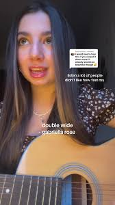 Replying to @hailey another try at doublewide by @Gabriella Rose  #guitarcover #coversongs #songcover #doublewide #singer #VoiceEffects