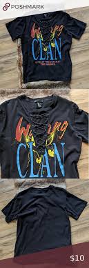 Forever 21 Wu Tang Clan Short Sleeve Tee Shirt In 2020 Short Sleeve Tee Shirts Tee Shirts Short Sleeve Tee