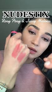 @nudestix NUDESTIX Rosy Posy & Juicy Melons swatches and comparisons  #zahrasami #dmvtiktok #luminousskin #rosyposy #juicymelons #nudestix  #blushnudestix #blurredskin