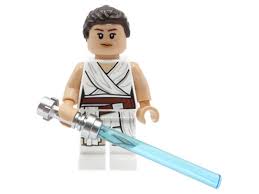 LEGO Star Wars minifiguur Rey met lichtzwaard - Etsy Nederland
