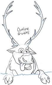 How To Draw Sven The Reindeer From Frozen Step By Step Tutorial How To Draw Step By Step Drawing Tutorials Frozen Drawings Drawing Tutorial Sven Frozen