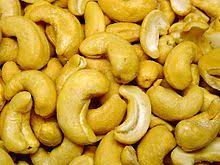 Someone's about to get lucky. Cashew Wikipedia