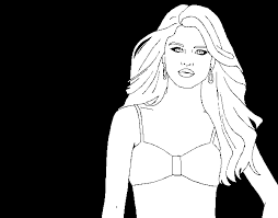 By haley goldberg selena gomez is the queen of instagram. Selena Gomez Coloring Page Coloringcrew Com