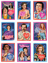 Stranger Things 3 Valentine S Day Card Pack 2020 Stranger Things Kids Stranger Things Poster Stranger Things Funny