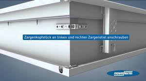 Zerlegte Zargen Von Novoferm Youtube