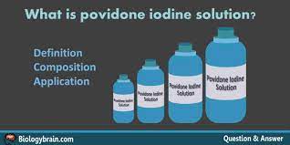 What Is Povidone Iodine Solution Biology Brain