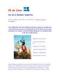 Jueves 20 de junio de 2019. 20 De Junio Act