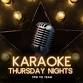 Karaoke Thursdays event image