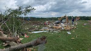 Numerous reports of wind damage were received, with multiple trees down in the hardest hit in addition to the numerous wind reports, the first tornado of 2021 occurred in riga township. Tornado Touchdown Causes Damage In Midwestern Ontario Ctv News