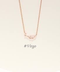 Wear your astrological sign or the sign of a loved one. Rose Gold Virgo Necklace Rose Gold Virgo Constellation Necklace Rose Gold Virgo Choker Necklace Rose Gold Virgo Necklace Virgo Necklace Constellation Necklace