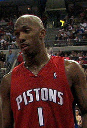 Billups is the starting point guard for the denver nuggets of the national basketball association.he played college basketball at the university of colorado, where he was honored in 2004 as the fifth player to have his jersey (#4) retired. Chauncey Billups Wikipedia