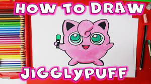 How To Draw Pokemon - How To Draw Jigglypuff From Pokemon - Youtube