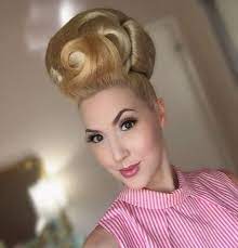Blonde Bouffant Hair Styles Retro Inspired Hair Beehive Hair