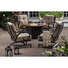 Sam's club has a wide range of patio furniture available, from complete sets that take the guesswork out of designing your outdoor space, to single heaters vs. Member S Mark Harbor Hill 5 Piece Fire Chat Set Sam S Club In 2021 Patio Furniture Fire Fire Pit Table Set Patio Seating