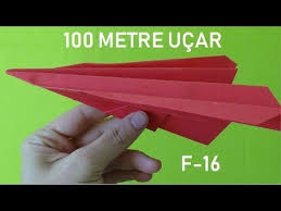 Cocuk Videolari Dunyanin En Iyi Kagit Ucak Yapimi Origami 100 Mt Ucab Origami Videolar Cocuk