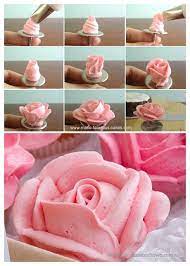 How, beginners, make, decor, rose, easy,. How To Make Buttercream Roses Cake Ideas Cake Decorating Techniques Cookie Decorating Buttercream Roses