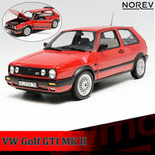 norev 1 18 scale 1990 vw volkswagen golf gti mark ii diecast car model red ebay norev