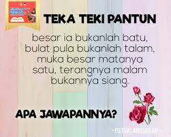 Teka Teki Pantun Perpustakaan Desa Kampung Tersusun Perlis Facebook