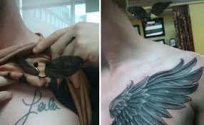 Gambar tato keren untuk punggung wanita 1 youtube tato di. Wow 26 Gambar Tato Keren Sayap Kocak Begini Nasib Tato Mantan Pacar Foto 17 From Inet Detik Com 5 Kalimat Populer Untuk Dijadikan Tato Keren Gambar Tato Tato