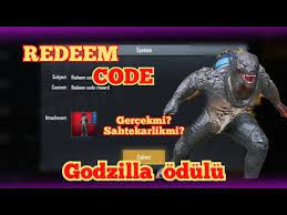 Yeni Redeem Code 2021 Pubg Mobile Godzilla Geldimi Pubg Mobile Youtube