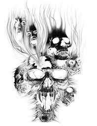 Evil skull tattoos on arm. Pin On Tattoos