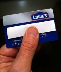 Maybe you would like to learn more about one of these? Lookie My New Lowe S Credit Card Danistrulytheman