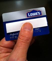 And for that, customers don't pay any additional charges or. Lookie My New Lowe S Credit Card Danistrulytheman