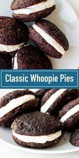 The Best Whoopie Pies With 3 Optional Fillings Pretty Simple Sweet Recipe Chocolate Whoopie Pies Easy Whoopie Pie Whoopie Pie Recipe