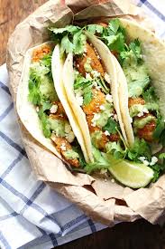 Crispy Fish Tacos With Jalapeno Sauce Pinch Of Yum Recipe Food Recipes Seafood Recipes