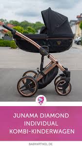Kombi Kinderwagen Diamond Individual Inkl Babywanne Sportsitz Wickeltasche Regenschutz Schwarz Rosegold Video Video Kinderwagen Kinder Wagen Babywanne