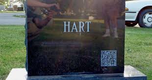 Topherchris Theatlantic Finally You Can Have A Qr Code On Your Headstone Headstones Grave Marker Qr Code