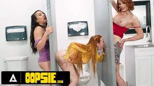 Trans Babes Fuck Cis Girl in Glory Holes - RedTube