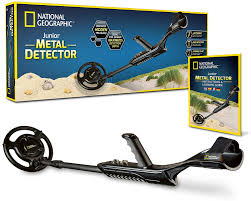 Amazon Com National Geographic Junior Metal Detector Adjustable Metal Detector For Kids With 7 5 Waterproof Dual Coil Lightweight Design Great For Treasure Hunting Beginners Toys Games