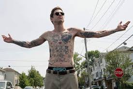 Like, that's literally his handwriting. Pete Davidson Tattoo Removal Removery