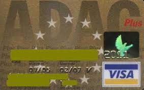 Die anmeldung zum kreditkarten banking ist hier nicht mehr möglich. Bank Card Adac Plus Berliner Bank Germany Federal Republic Col De Vi 0001 01