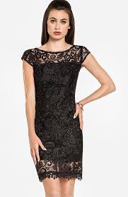 Black A Line Cocktail Dress Line Dot Classic Lace Dress In Black Lace Dress Formal Dresses Dresses