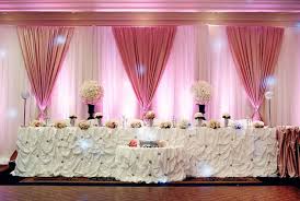 Floid S Blog An Underwater Experience Was Created With Lucite Tables At The Head Head Table Wedding Head Table Wedding Backdrop Wedding Table Decorations Pink