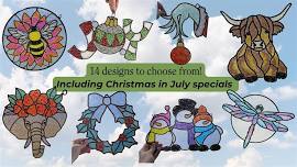 Create Your Own Suncatcher: Classic Designs + Christmas in July