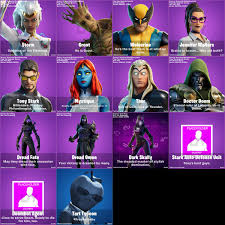Most of the time they are found via datamines, but sometimes the majority of the skins below will be added to the store eventually. Lucas7yoshi Fortnite Leaks On Twitter Skins Backblings Emotes Etc Etc Gliders And Stuff