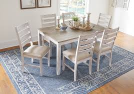 You don't want a table that's too. Skempton White Dining Room Table Set 7 Cn Cincinnati Overstock Warehouse