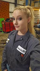 Diesel Mechanic Trucker Lady
