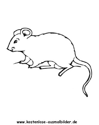 Ausmalbild Maus 2 Zum Ausdrucken