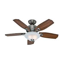 Hunter parmer fresh white 46 led indoor ceiling fan with light kit 59587. Hunter 52036 Auberville 44 Inch 5 Blade Antique Style Ceiling Fan Mahogany Walmart Com Walmart Com