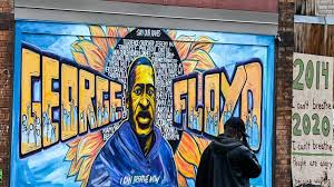 A minneapolis police spokesman says the department hasn't taken any reports about the vandalized mural, however. Minneapolis To Pay George Floyd Family 27m Bbc News